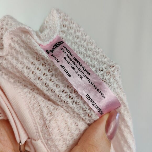 Dollskill ♡ Sugar Thrillz ♡ Coquette Pink Rose Cropped Tank Top - Medium - Picture 5 of 5